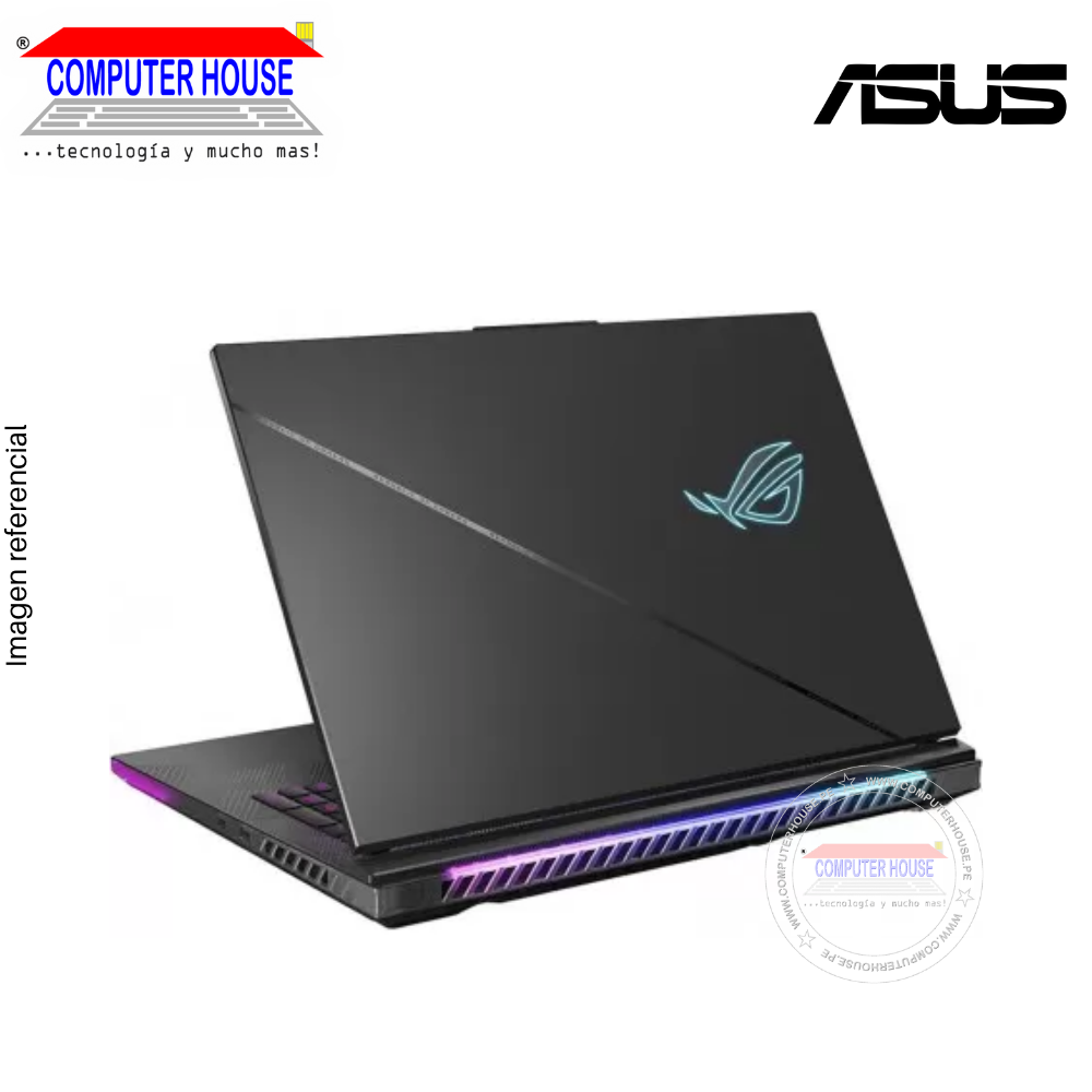 Laptop ASUS StrixScar, Core i9-14900HX, RAM 32GB DDR5, SSD 1TB, Video RTX4080 12GB, 18" WQXGA 240Hz, Teclado en Inglés, Windows 11.