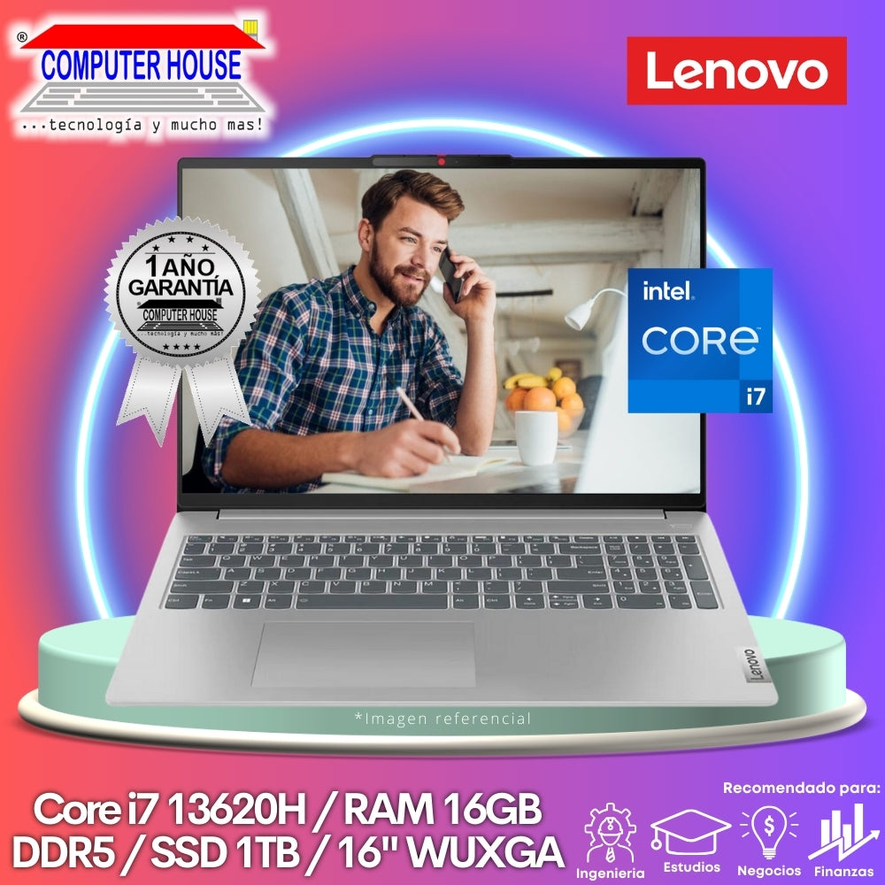 Laptop LENOVO IdeaPad Slim 5, Core i7-13620H, RAM 16GB, SSD 1TB, 16