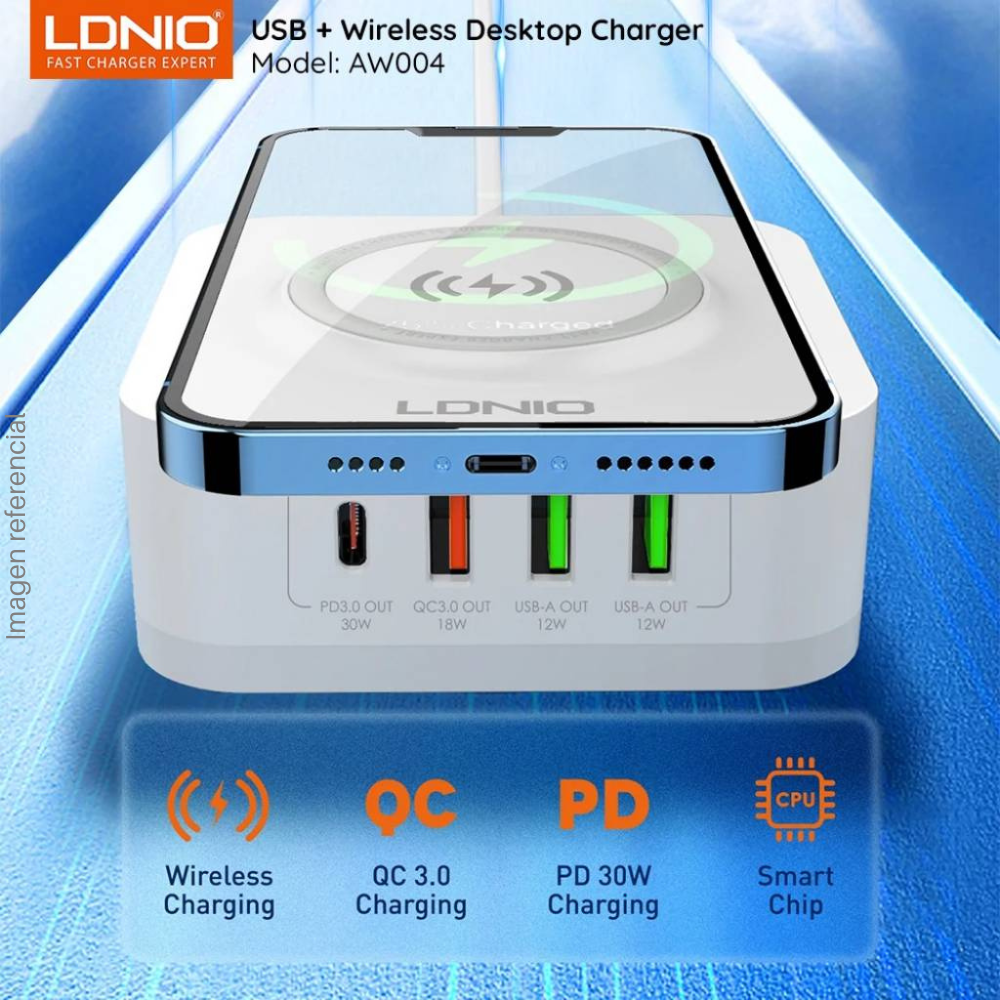 LDNIO AW004 32W Wireless Charger for Desktop.