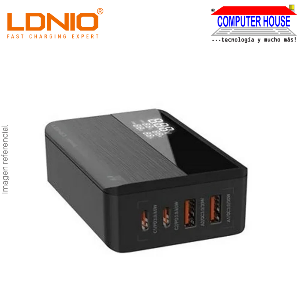 LDNIO 65W A4808Q 4-PORT QC3.0 TYPE-C USB-C Charger