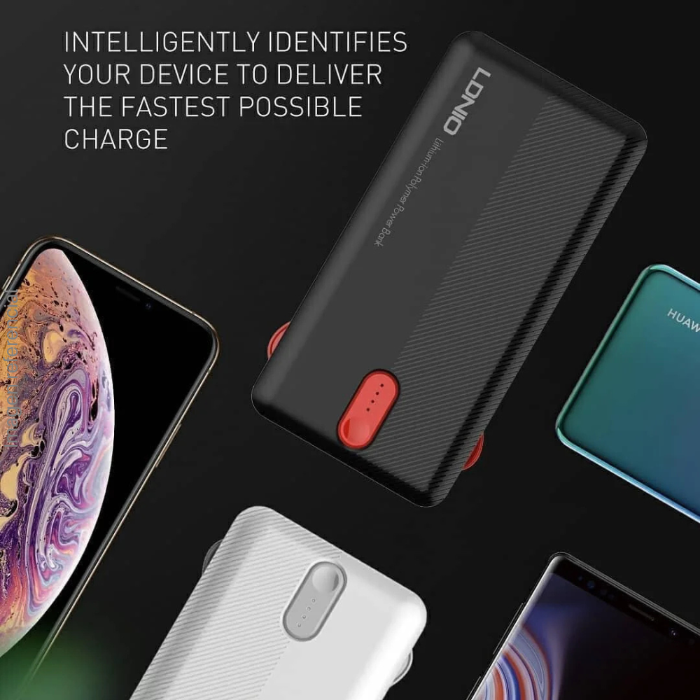 Power Bank LDNIO 20000 mAh PL2014 - Black/White
