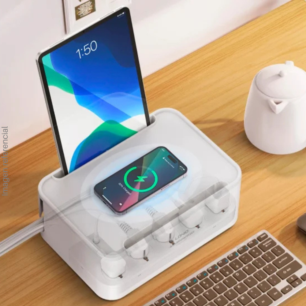 LDNIO SN5310W 5-Outlet Desktop Wireless Charger.