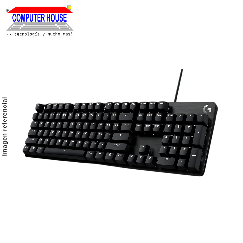 Teclado Mecánico LOGITECH G413 SE, Switch Brown, 100%, Iluminación Blanca, Alámbrico USB.