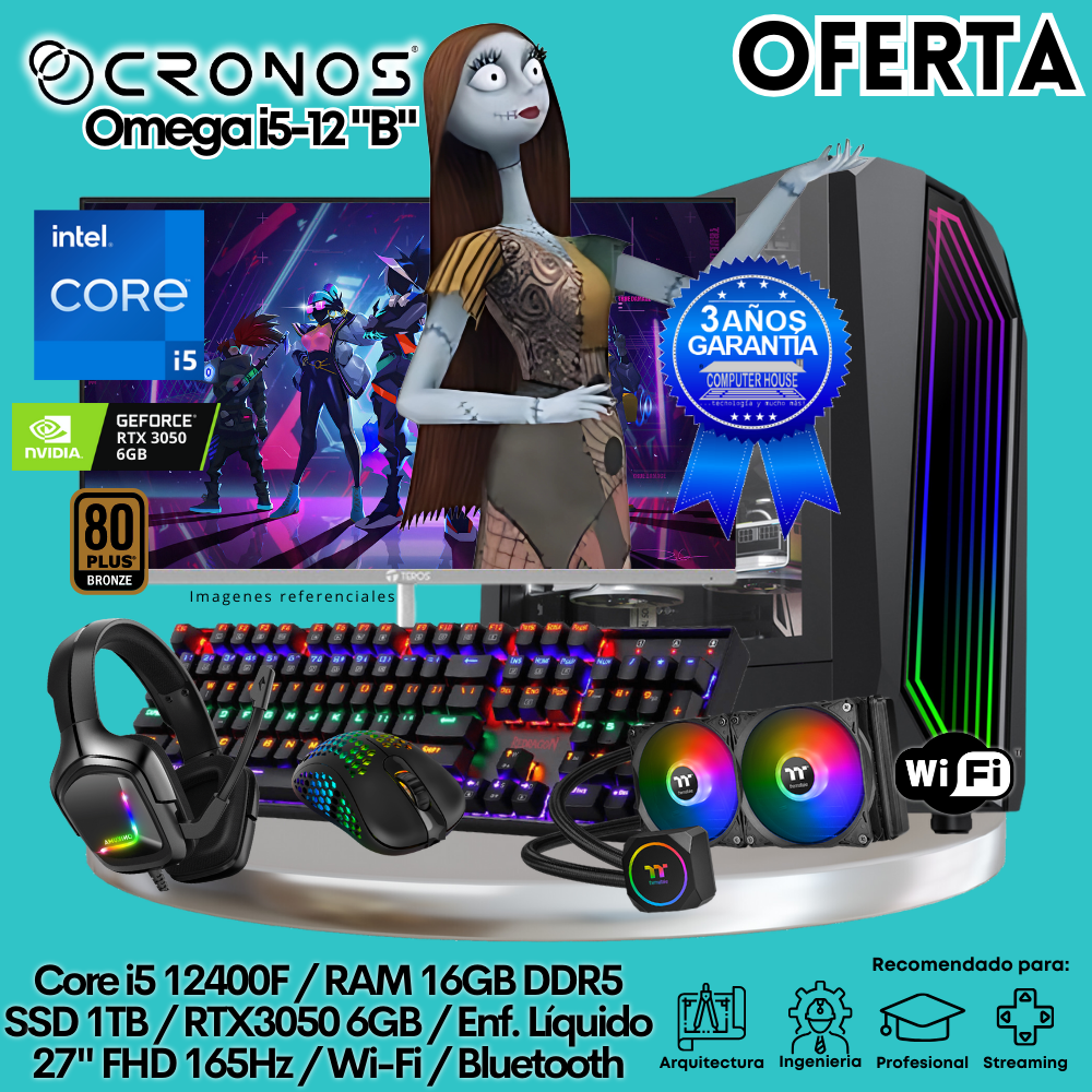 OFERTA: PC Xtreme CRONOS Omega i5-12 