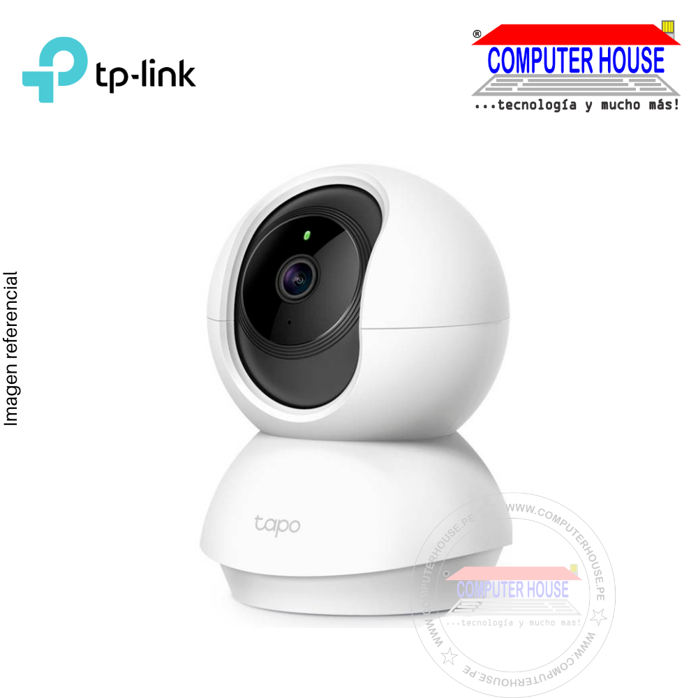 TP-LINK Cámara Tapo C210, Wi-Fi 360º, 2K ,, vigilancia inteligente interior.