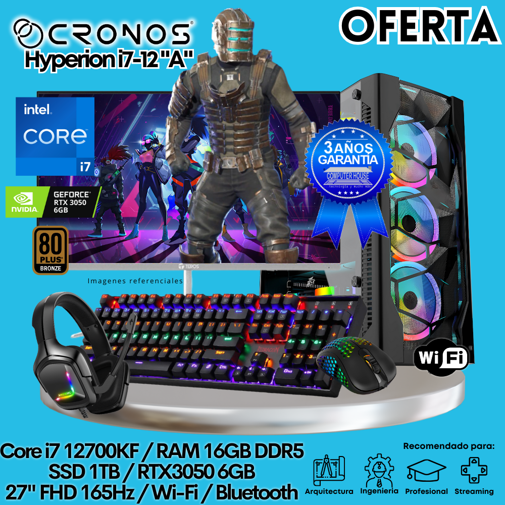 OFERTA: PC Xtreme CRONOS Hyperion i7-12 