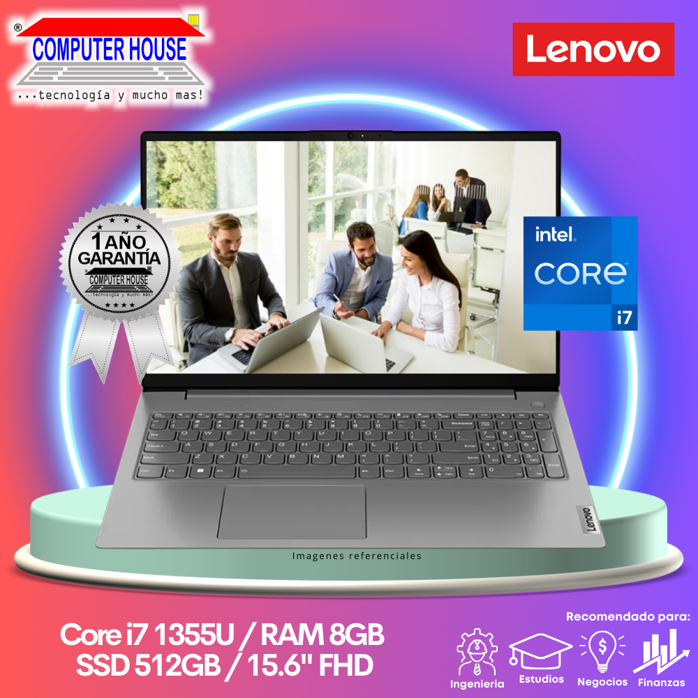 Laptop LENOVO V15 G4, Core i7-1355U, RAM 8GB, SSD 512GB, 15.6