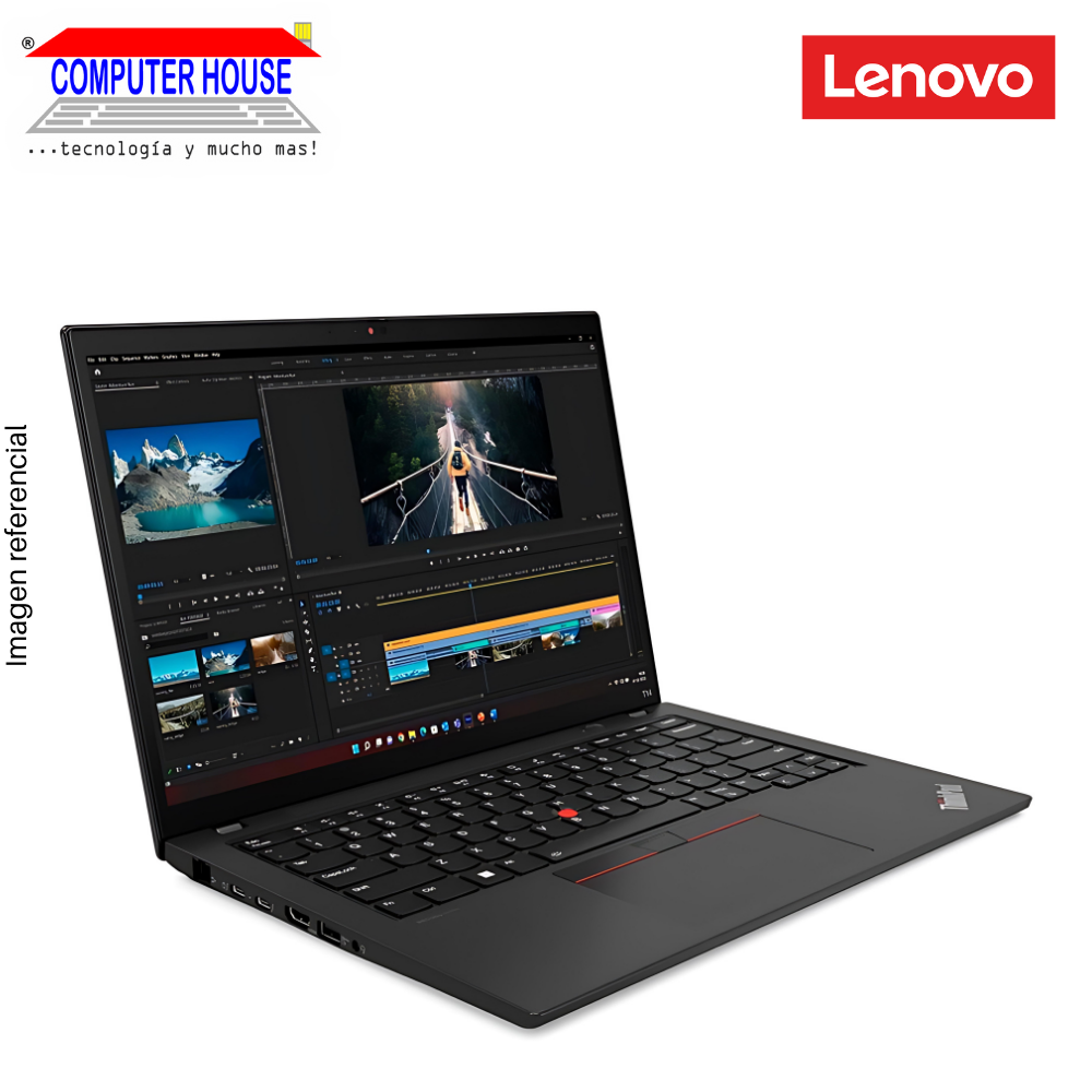 Laptop LENOVO ThinkPad T14, Core i7-1355U, RAM 16GB DDR5, SSD 1TB, 14" 2.2K, Windows 11.