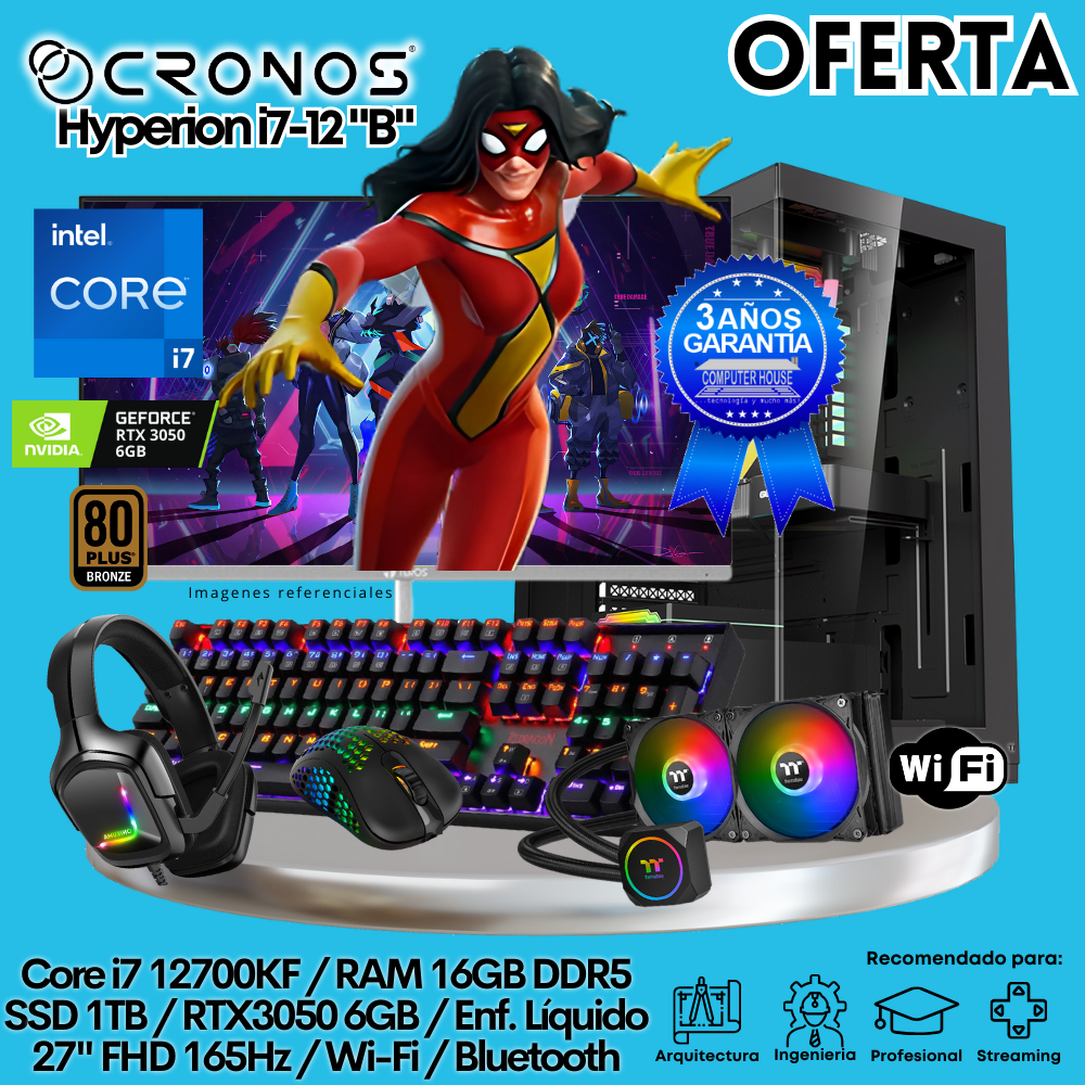 OFERTA: PC Xtreme CRONOS Hyperion i7-12 