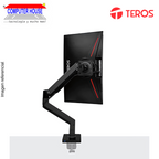 Rack para Monitor Teros TE-7113, Retráctil, Tamaños 22-35", Posición del Monitor Vertical y Horizontal, Soporta hasta 12Kg.