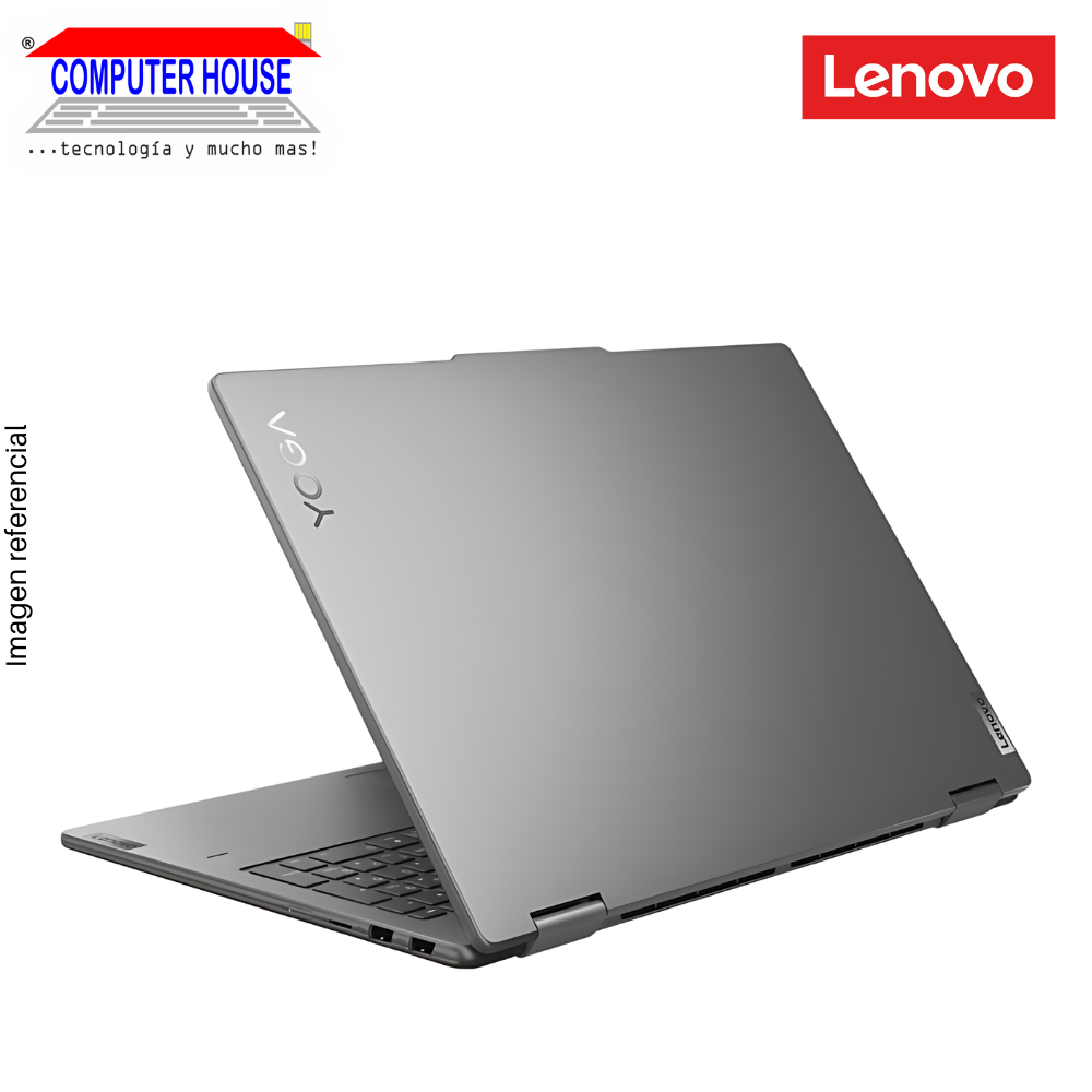 Laptop LENOVO Yoga 7, Core Ultra 7-155H, RAM 16GB LPDDR5x, SSD 1TB, 16" WUXGA, Pantalla Táctil, Teclado en Inglés, Windows 11.