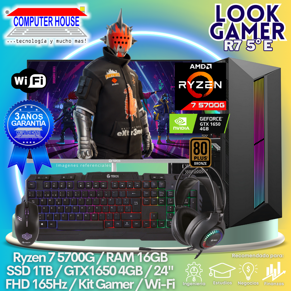 LOOK GAMER Ryzen 7-5700G 