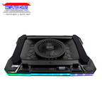 Cooler para Laptop TEROS TE-7133N, 1 Ventiladores, RGB, Hasta 19".