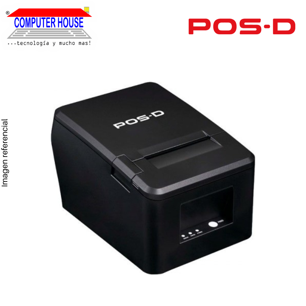Pos-D Basic 230S Thermal Ticket Printer, USB/SERIAL/ETHERNET, 230mm/Sec, 180DPI Resolution.