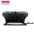 Cooler para Laptop TEROS TE-7133N, 1 Ventiladores, RGB, Hasta 19".