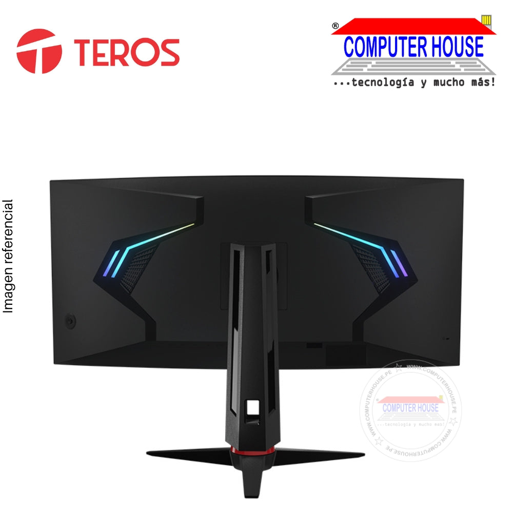 TEROS Monitor Gamer 34" TE-3410G Curvo, 3440x1440 WQHD, 4K, 165Hz, Display/HDMI.