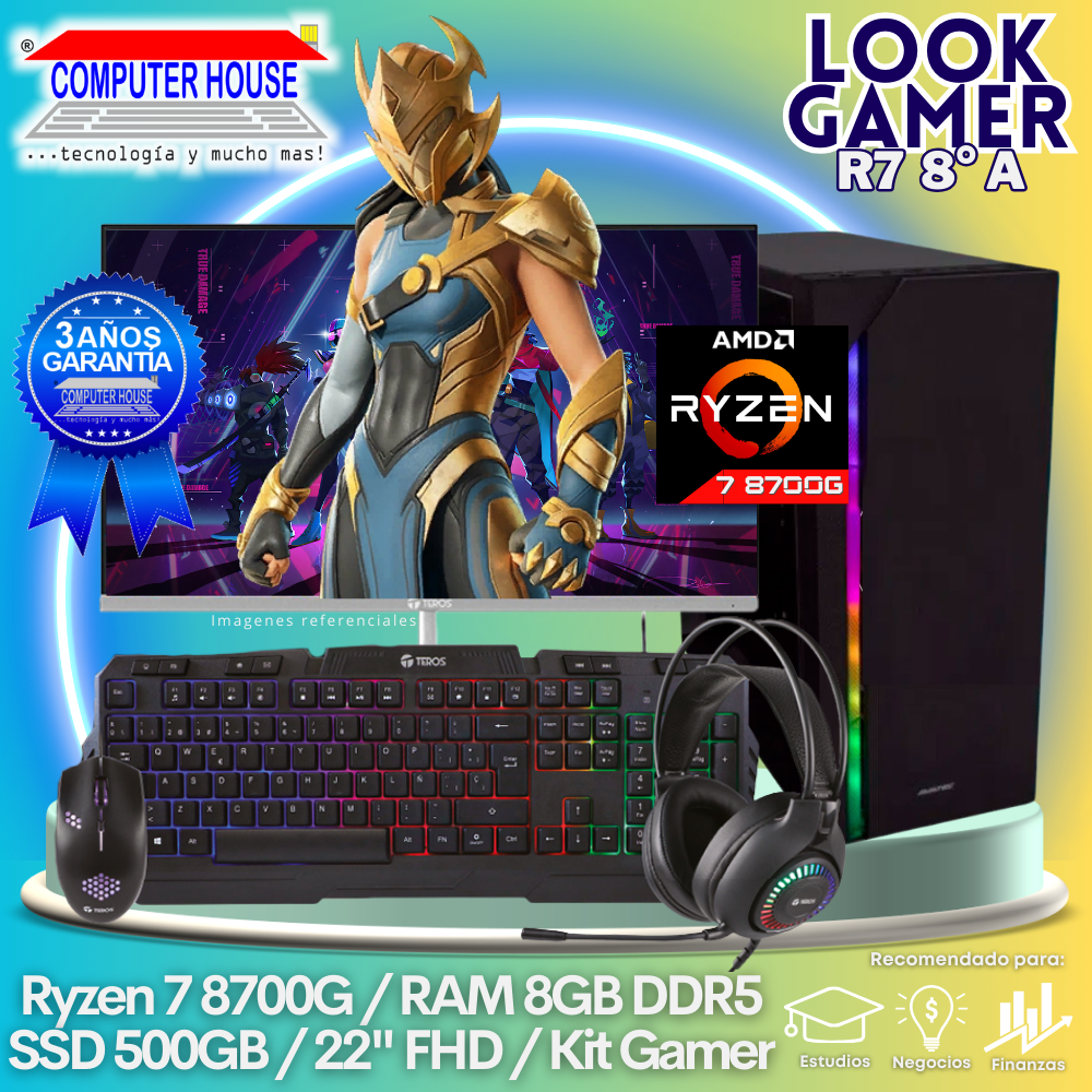 LOOK GAMER Ryzen 7-8700G 