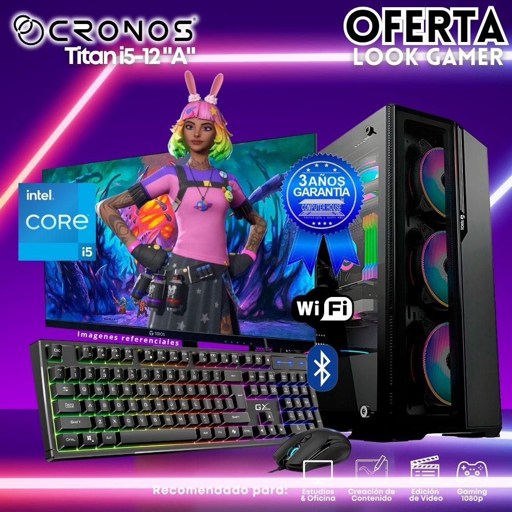 OFFER: CRONOS Qubit R7-5700G PC, 8GB RAM, 500GB SSD, 22″ FHD Monitor, Keyboard + Mouse Kit, Speakers or Headphones.