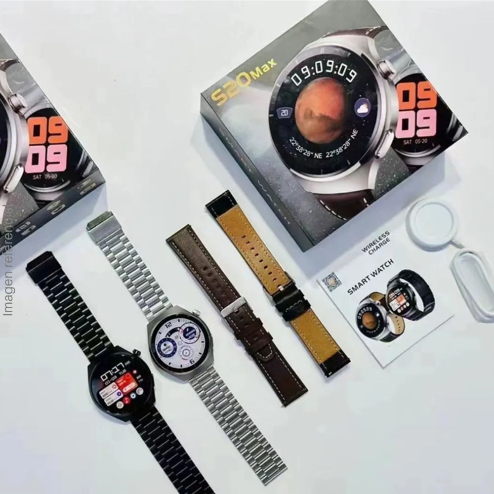 S20 MAX Smart Watch, Amoled, NFC, Compass, Colors, SmartWatch.