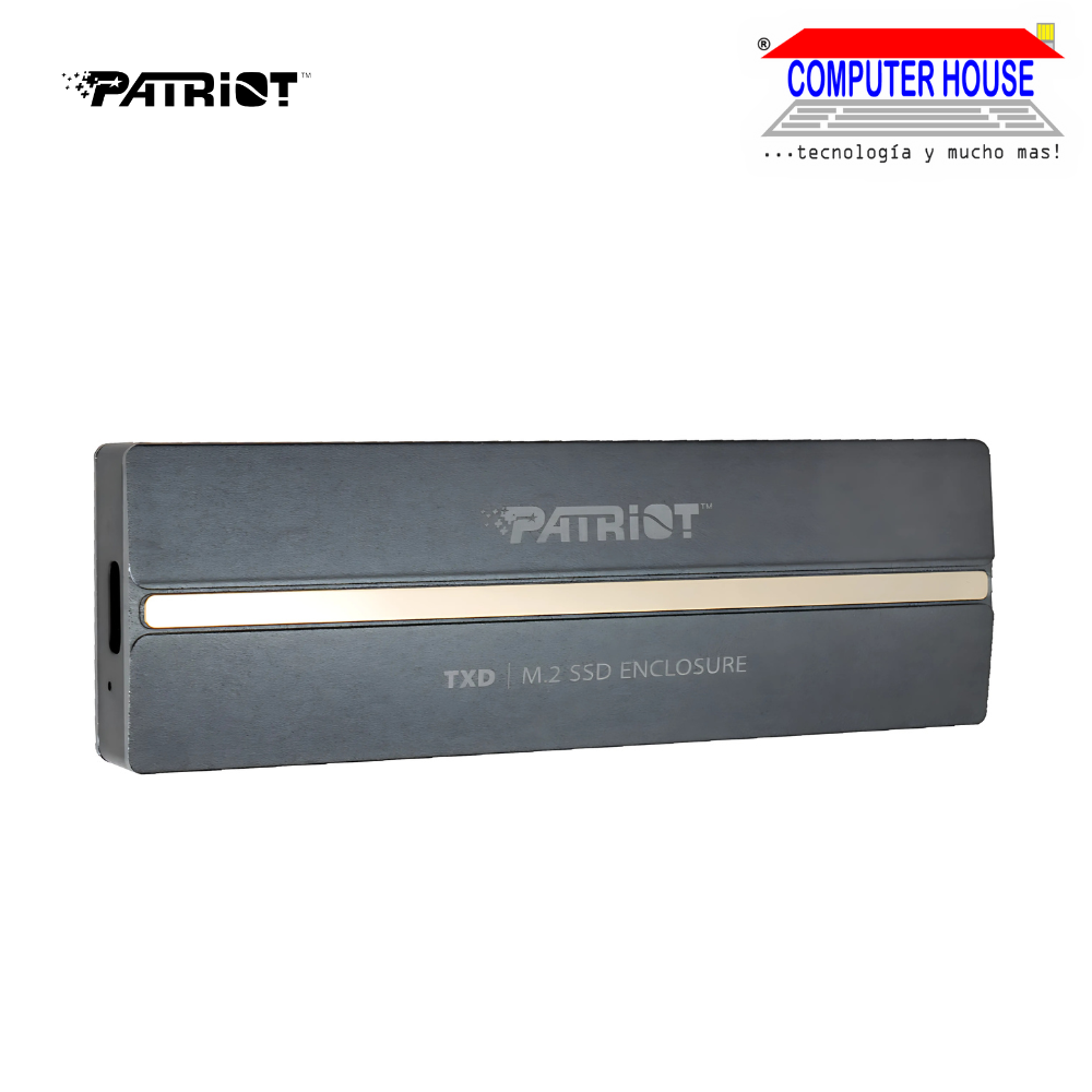 Case for PATRIOT TXD 810 external SSD, M.2 PCIe, aluminum, Type C / USB