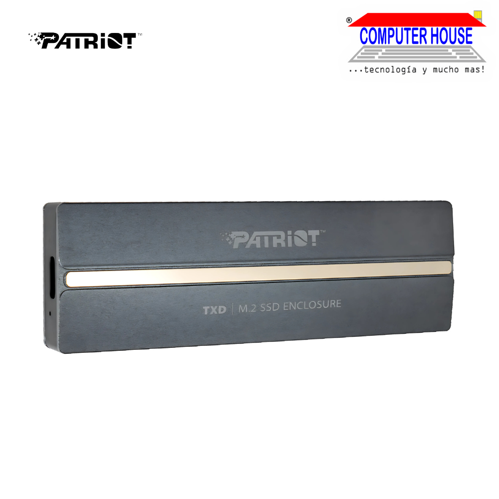 Case para SSD externo PATRIOT TXD M.2, PCIe, Tipo C / USB