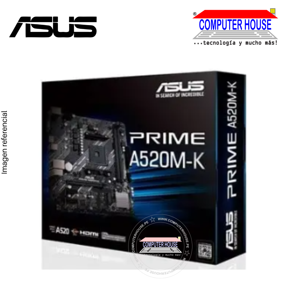 MotherBoard ASUS PRIME A520M-K AMD RYZEN DDR4 AM4. 