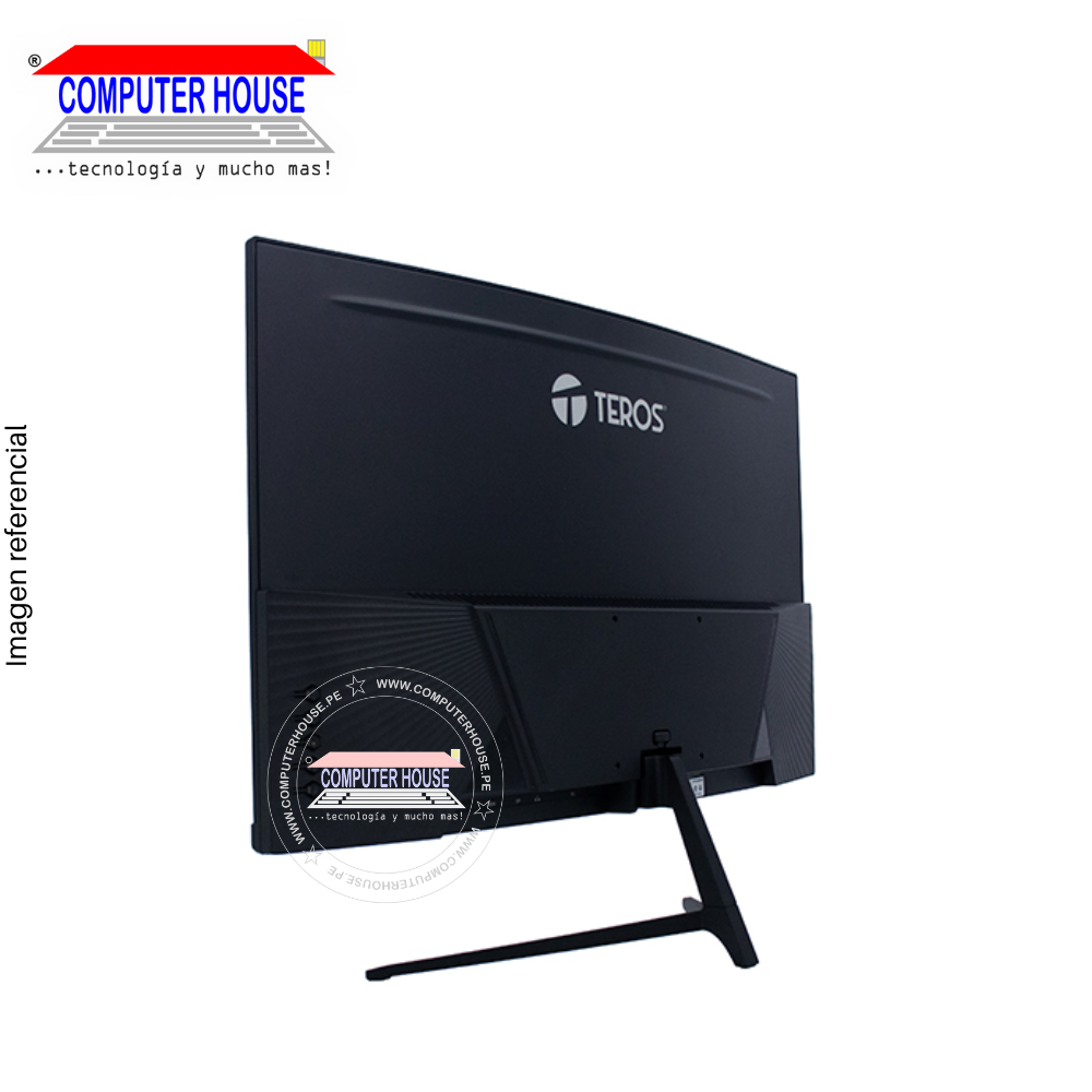 Monitor Gaming 27" Teros TE-2787G, 180Hz, 1MS, Curvo, FHD VA, 1920 x 1080, HDMIx1/DPx1/Audio-Out.
