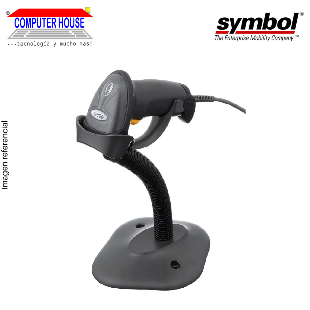 Symbol LS2208 Barcode Reader, Laser, 1D.