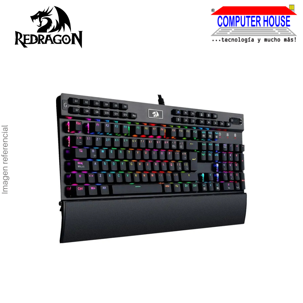 Teclado Mecánico REDRAGON K550 Yama, Switch Purple, 100%, Iluminación RGB, Alámbrico USB.