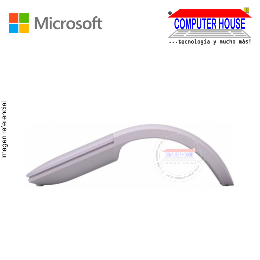 MICROSOFT ARC Purple Wireless Mouse, Bluetooth Connection. 