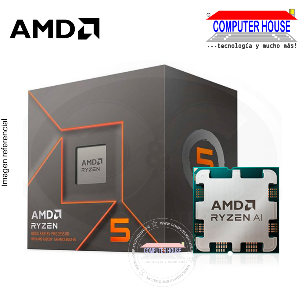 Procesador AMD RYZEN 5 8500G 3.5GHz/5.0 GHz 16MB 6 CORE AM5 BOX (100-100000931BOX)