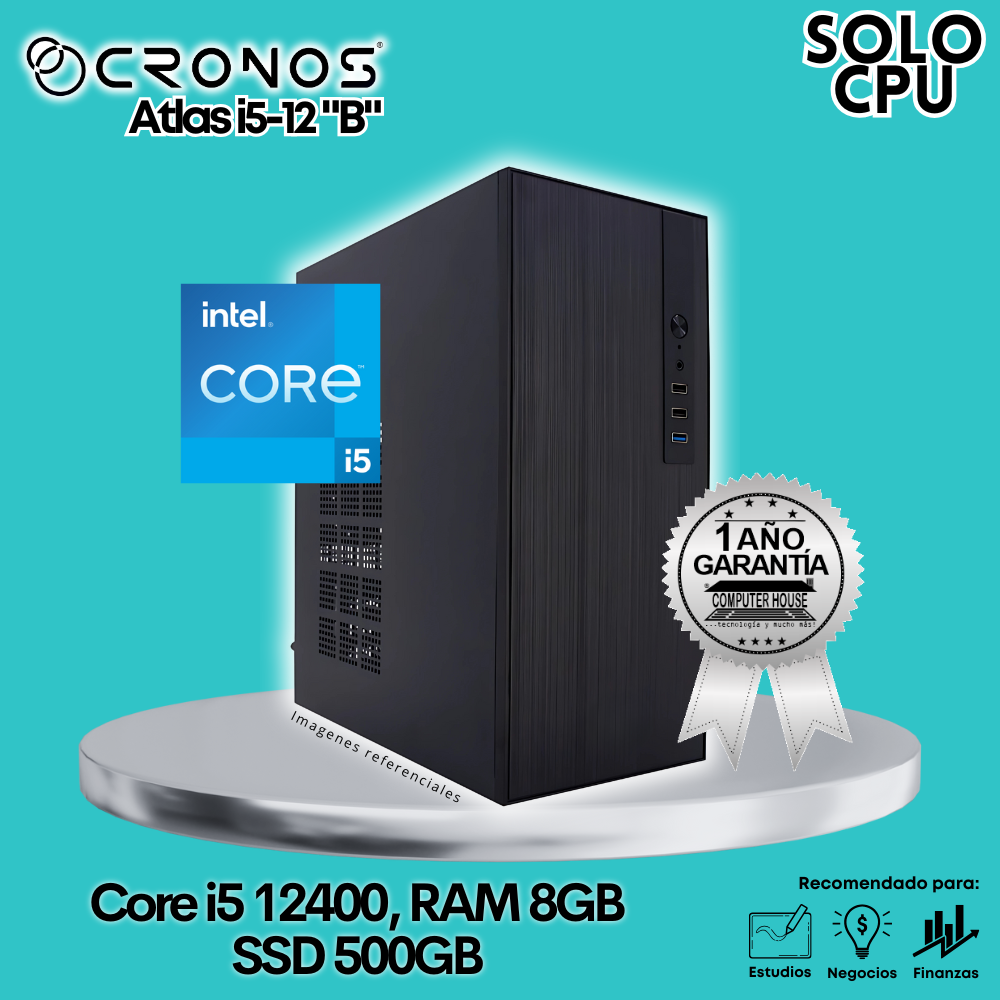CPU only: CRONOS Atlas i5-12 "B", RAM 8GB, SSD 500GB, Wi-Fi.
