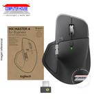 Mouse Gamer Inalámbrico LOGITECH MX MASTER 4 USB-C Wireless, Bluetooth, 8K, negro.