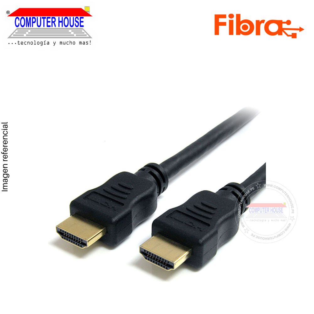 Cable de Video HDMI FIBRA, 1.5 metros.