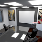 KLIPXTREME KPS-304 Wall Screen, 120" - 2.4m x 1.8m