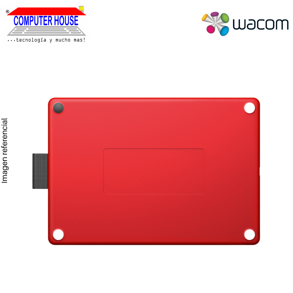 Graphics Tablet WACOM CTL-472/KSO-B424 One, Small, Red/Black. 