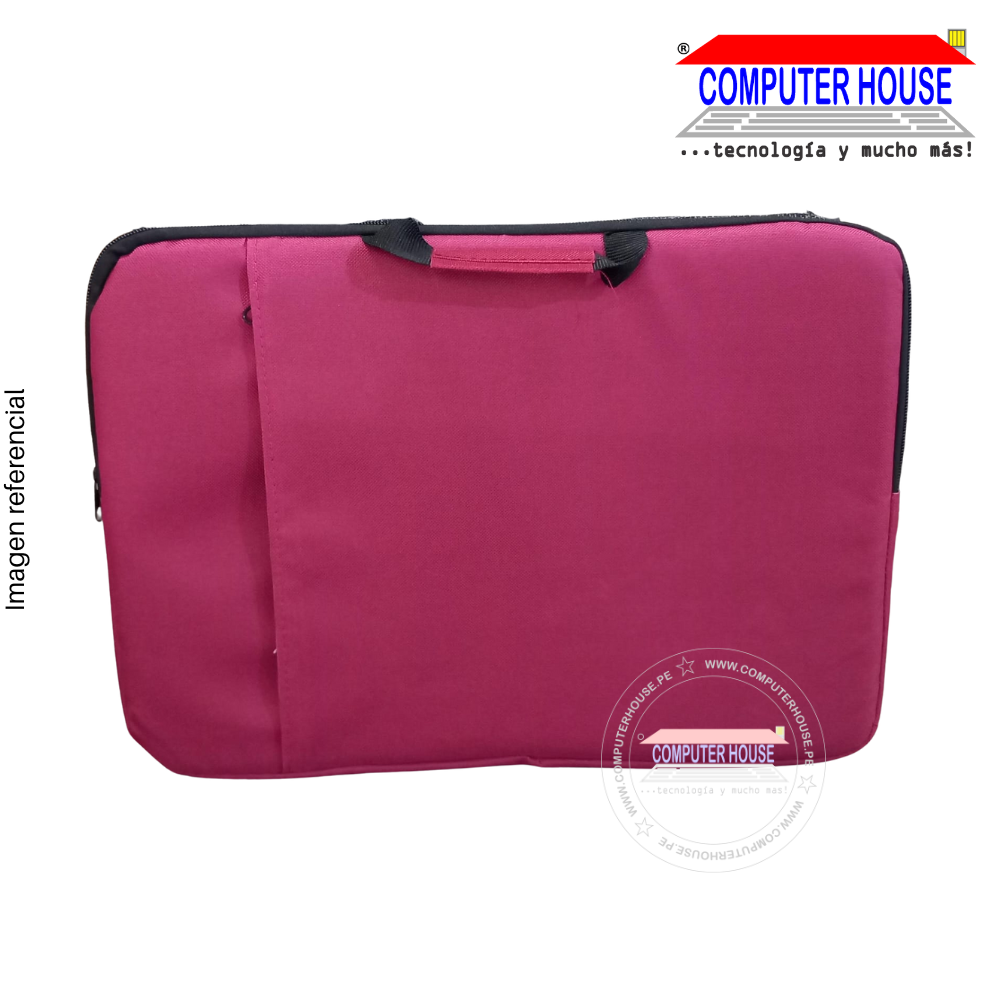 15.6" Laptop Sleeve, with handle and zipper, assorted colors.