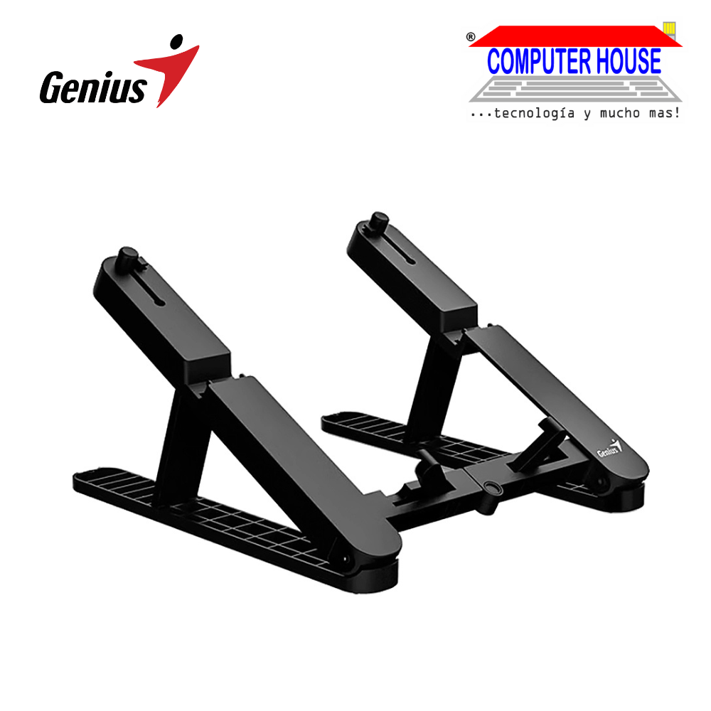 Genius G-Stand M200 Laptop Stand, up to 17", 6-Level Tilt, Foldable, Black (31250020400) 