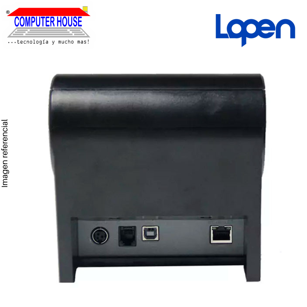 LOPEN LN-POS80-BS-UEWS Thermal Ticket Printer, 80mm, USB/Ethernet/Wi-Fi/Serial. 