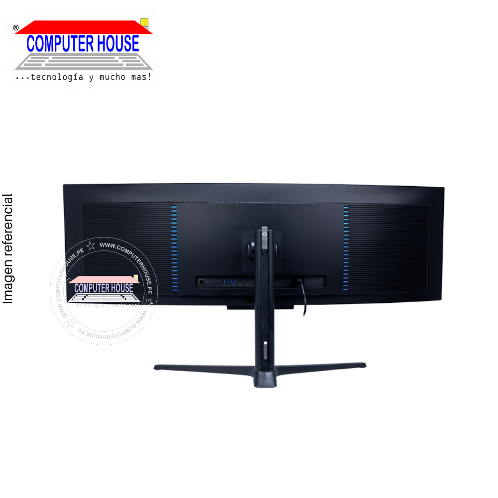 Monitor Gaming 49" Teros TE-4920G, 144Hz, 0.03MS, Curvo, UWQHD QD-OLED, 5120 x 1440, HDMIx2/DPx1/Audio-Out.