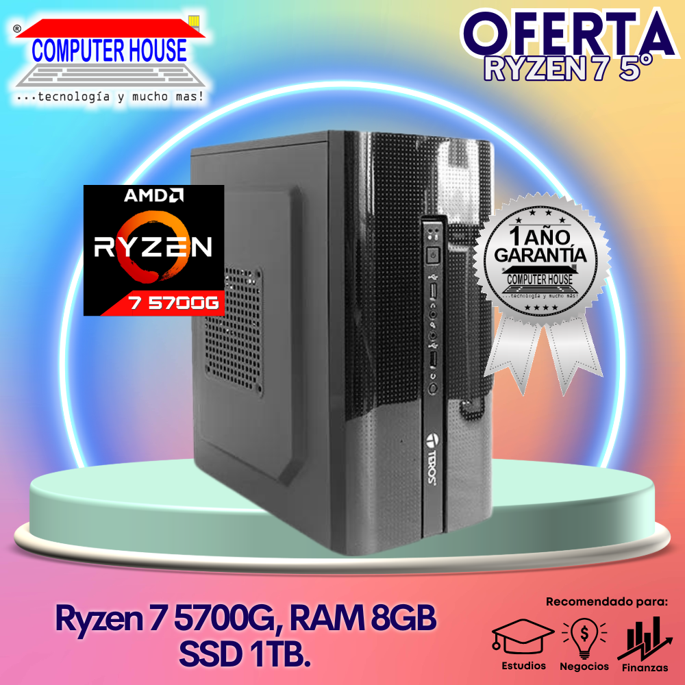 OFERTA Solo CPU: Ryzen 7-5700G 