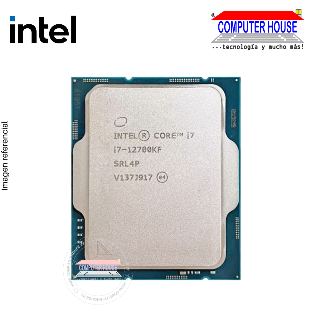 Procesador Intel® Core™ i7-12700KF 25 MB de caché, hasta 5.00 GHz