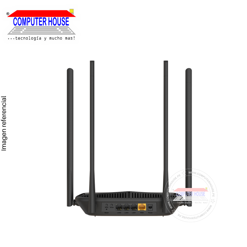 TP-LINK Archer AX23 Router, AX1800, Wi-Fi 6, Dual Band 2.4GHz (up to 574Mbps) and 5GHz (up to 1201Mbps). 