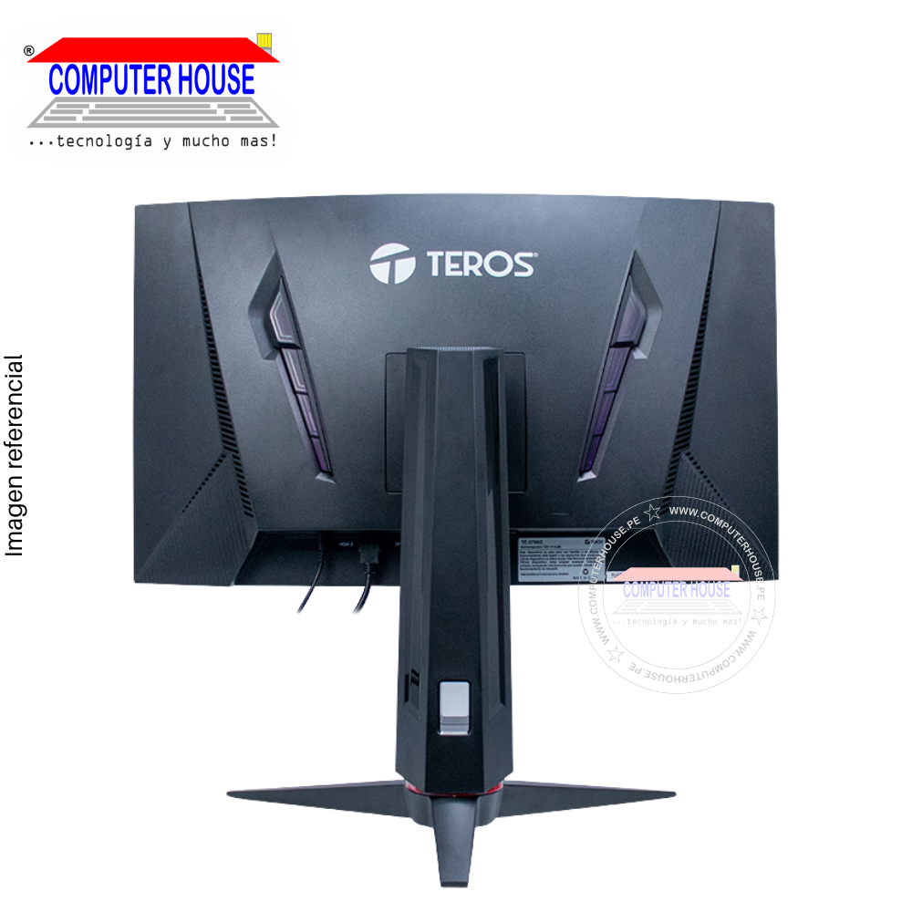 Monitor Gaming 27" Teros 2788G, 200Hz, 1MS, Curvo, FHD VA, 1920x1080, HDMIx1/DPx1/Audio-Out.