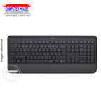 LOGITECH K600 Wireless Keyboard, Black, Bluetooth. 