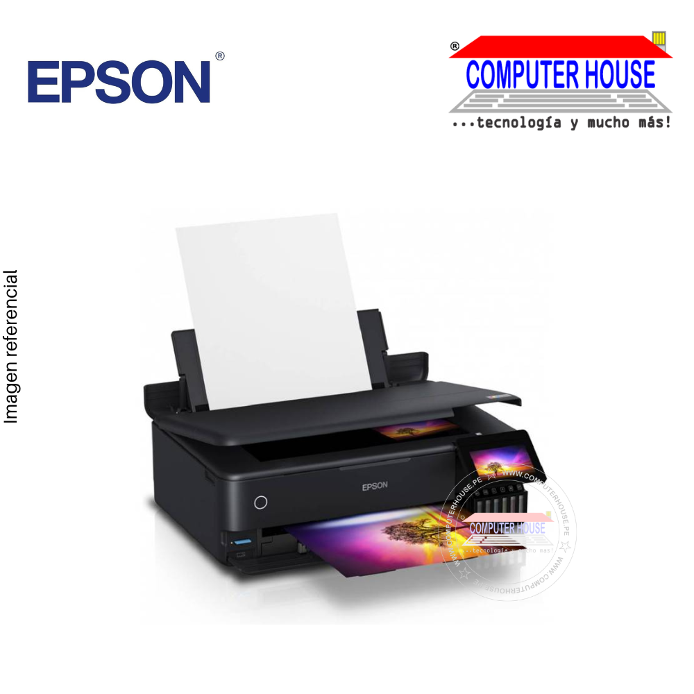 Impresora Fotográfica con Sistema Continuo EPSON L8180, A3, Multifuncional (imprime, copia y escanea), USB/Wi-Fi/LAN.
