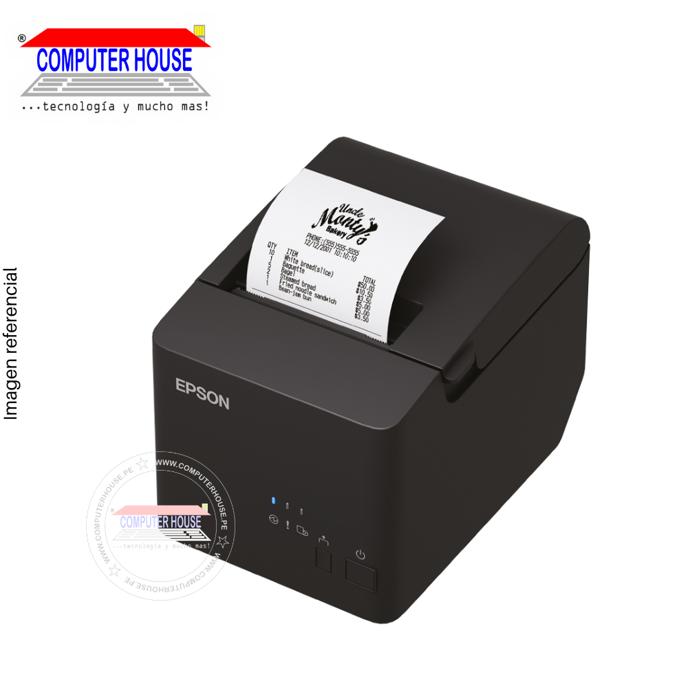 Impresora Ticketera Termica EPSON TM-T20IVL-001, USB/Serial (RS-232C).