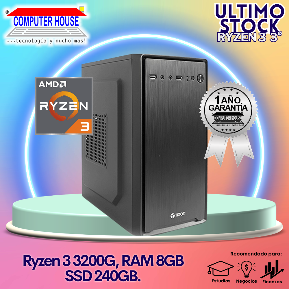 Ultimo Stock: CPU Ryzen 3 3200G 