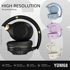 Audífono inalámbrico YDM68 vincha con cancelación de ruido, Bluetooth, Micrófono - Colores