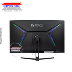 Monitor Gaming 31.5" Teros TE-3218G, 180Hz, 1MS, Curvo, QHD VA, 2560 x 1440, HDMIx2/DPx2/Audio-Out.